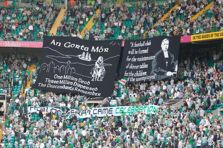 The Great Famine/ Brother Walfrid banners
