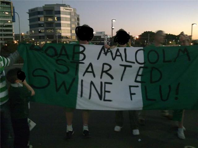 Boab Malcolm started swine flu!