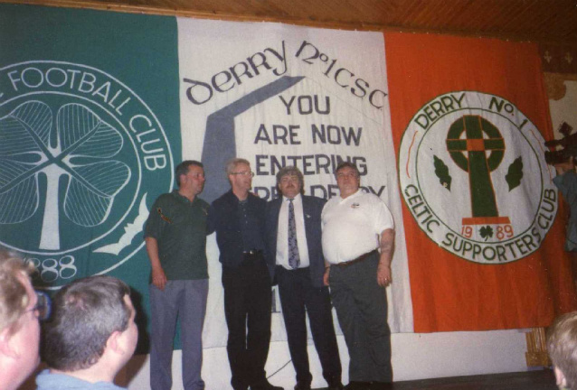 Derry No.1 CSC banner (with Tommy Burns) 