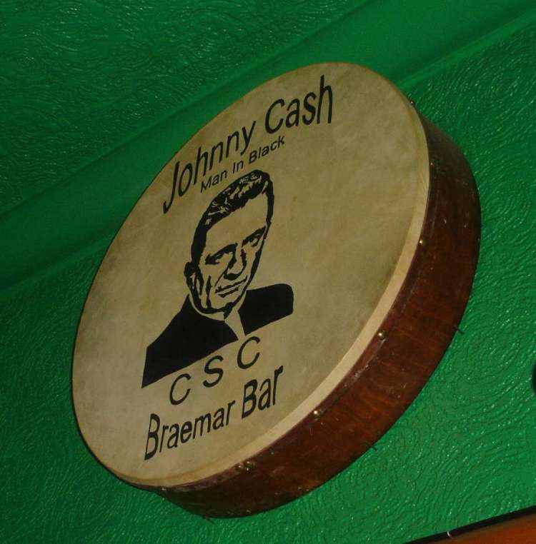 Johnny Cash Man In Black CSC - Bodhran not a banner!
