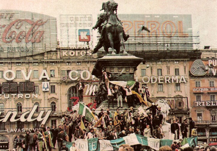 Celtic fans in Milan 1970, European Cup Final