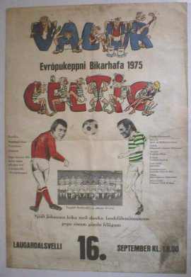 Johannes Edvaldsson match poster Valur