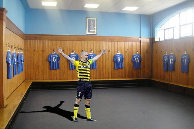 Broony hun dressing room