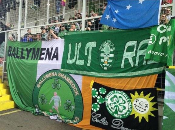 Fans and banners in the ground