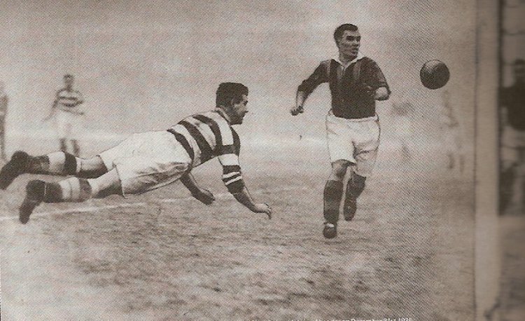 Jimmy McGrory diving header record score