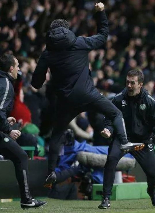 John Collins celebrates