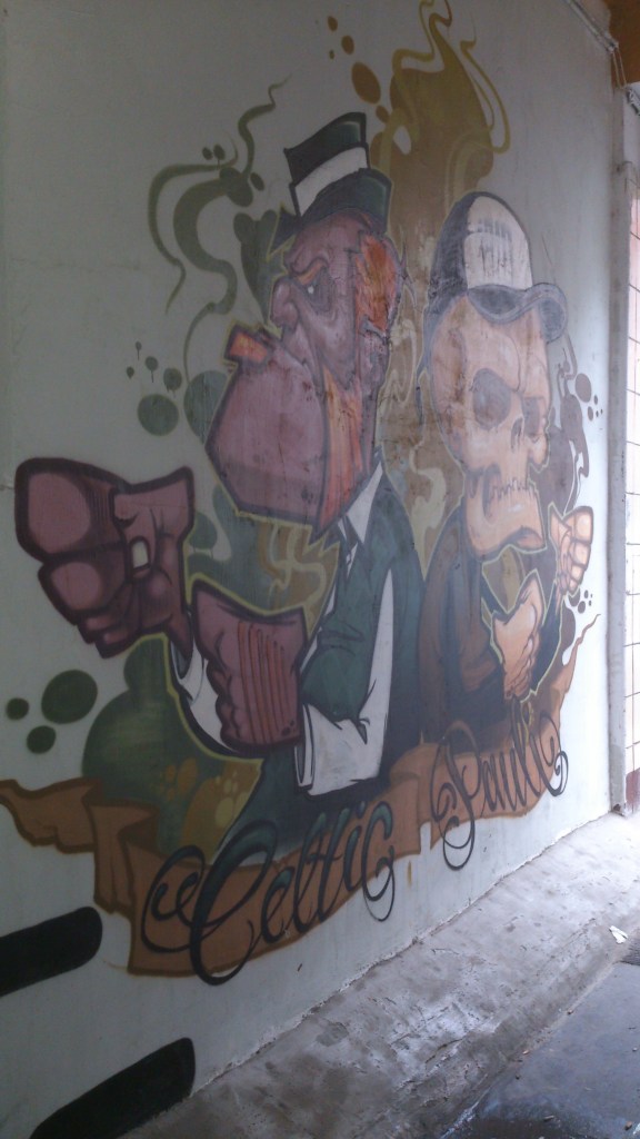 St Pauli Celtic mural in Hamburg 2