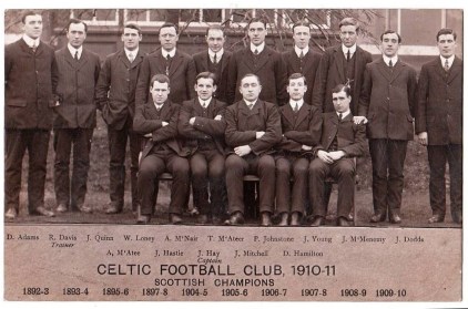 Celtic team 1911 Players who toured