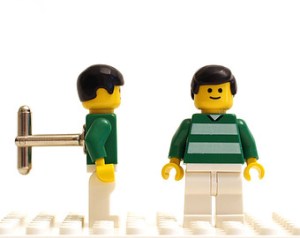 Lego Celtic cufflinks