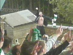 Trampoline Celtic Fan at Killie 07