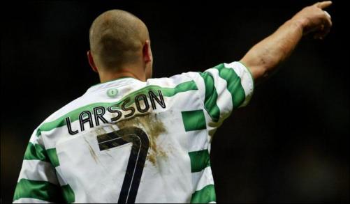 Henrik Larsson last game No 7 jersey