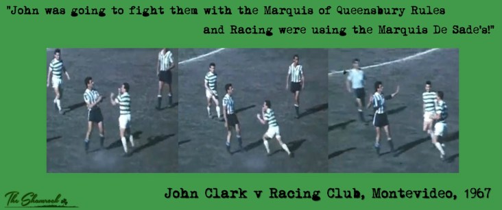 John Clark v Racing Club fists Marquis