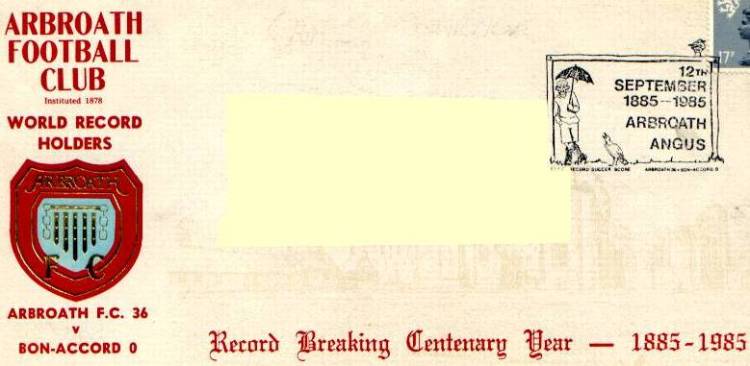 arbroath world record breakers postcard